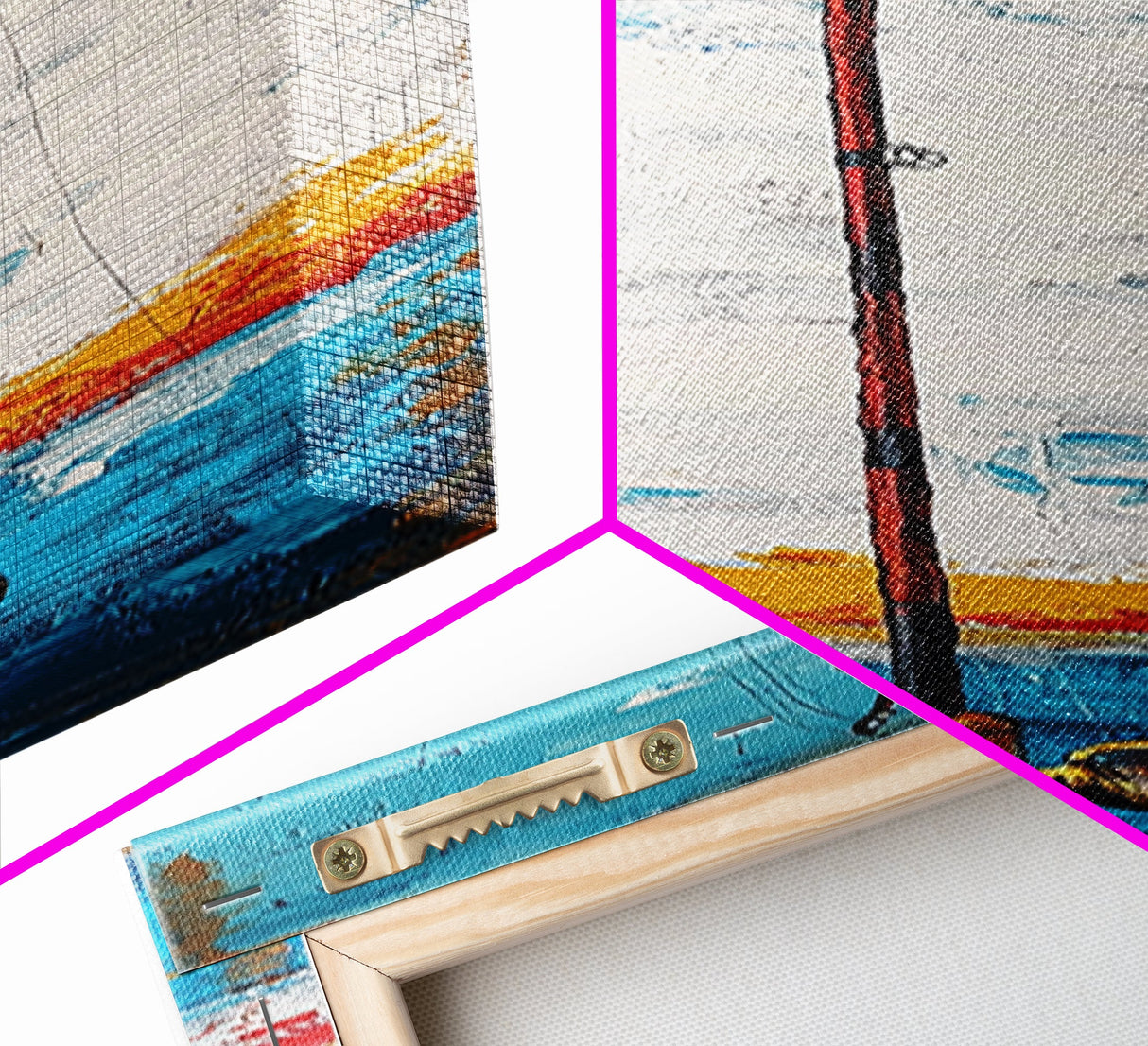 Fishing Rod Painting Canvas Print, Fly Fishing Art, Nautical Wall Art, Rustic Decor, Tall Narrow Art, Coastal Landscape Art, Above Couch Art, Fishing Wall Art, Nautical Decor, Farmhouse Art, Skinny Wall Art, Living Room Art, Gift Idea