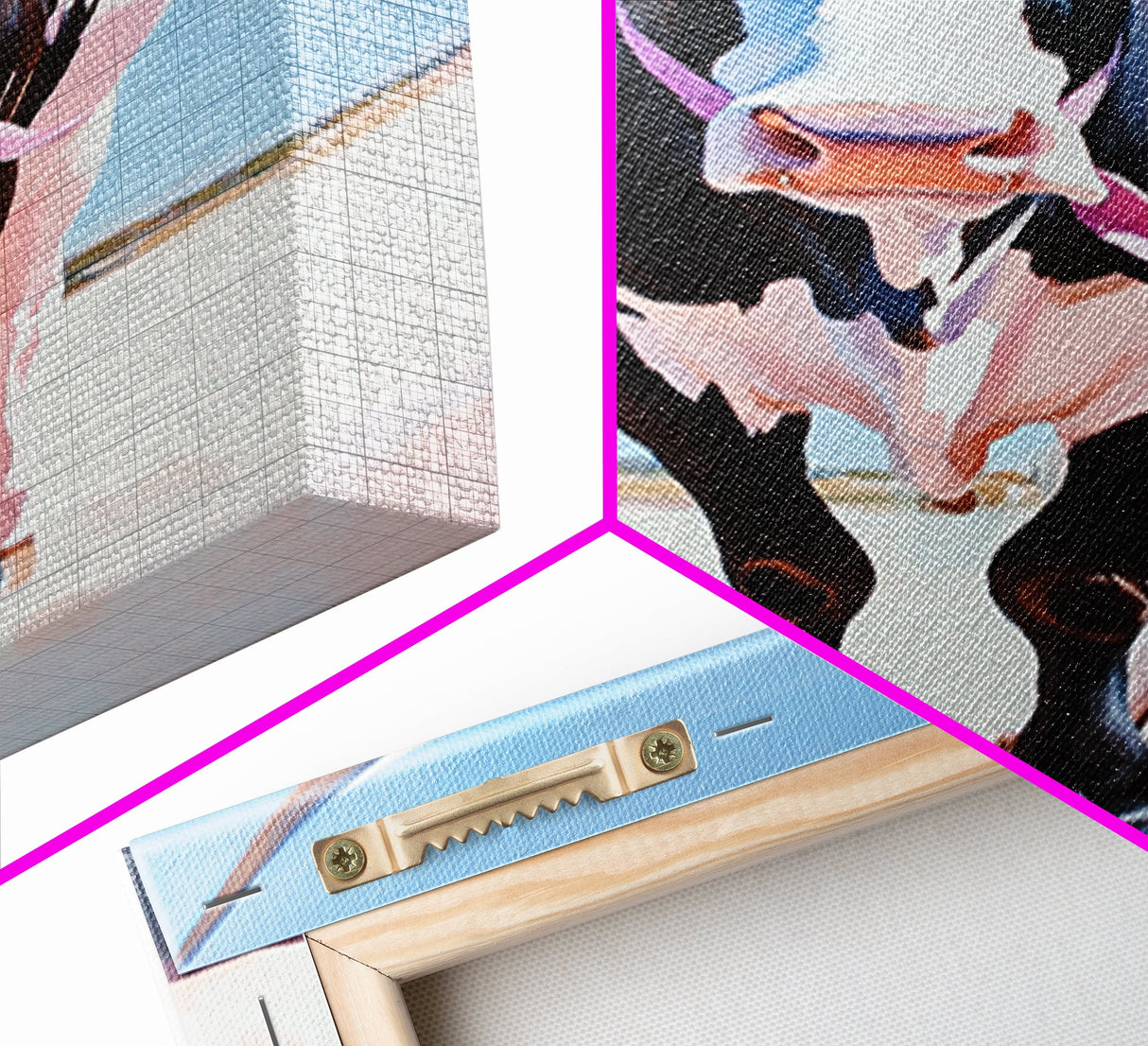 Longhorn Cow, Western Wall Art, Rustic Decor, Canvas Print, Southwest Wall Art, Farmhouse Art, Gift Idea, Living Room Art, Boho Art