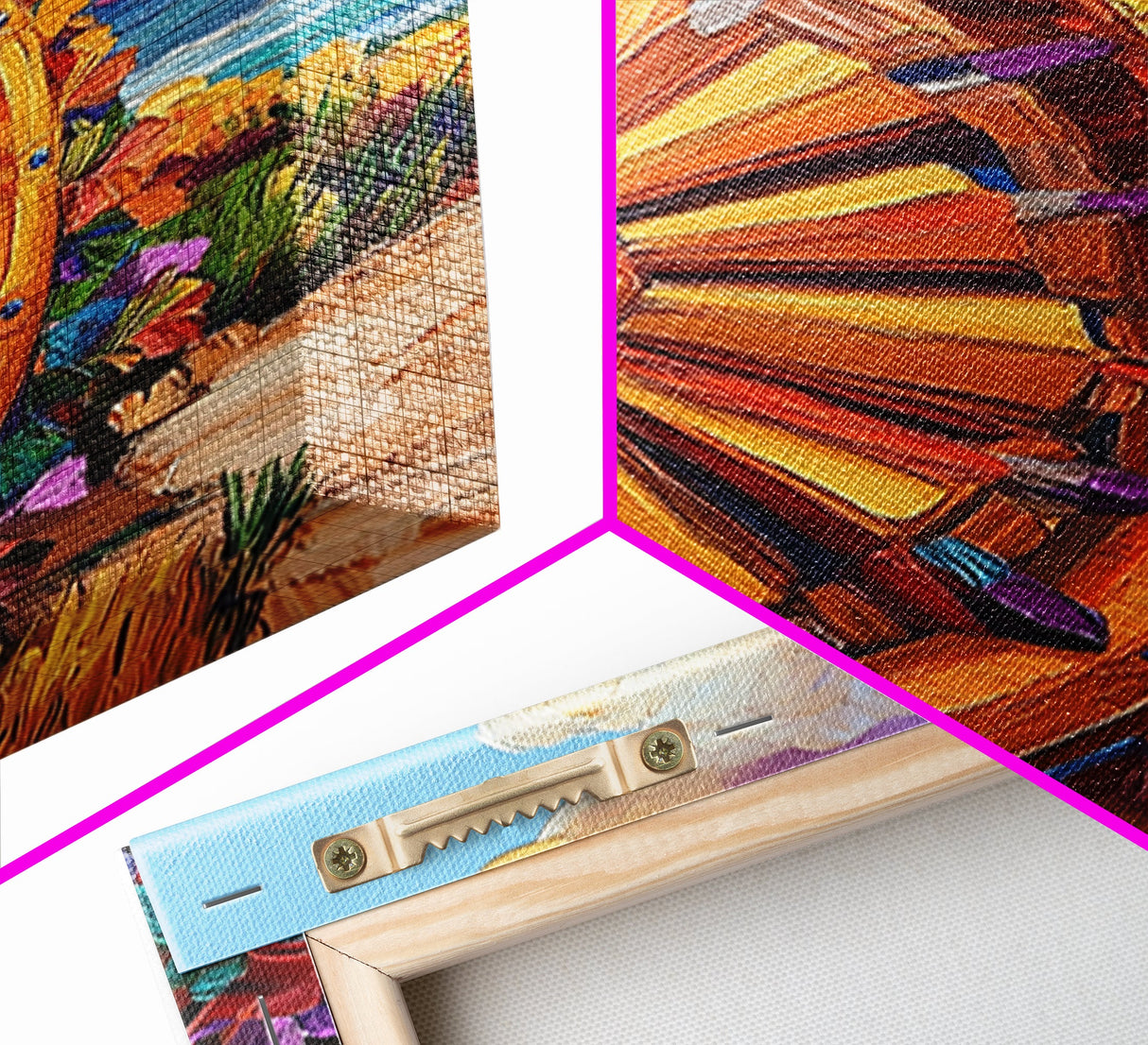 Wagon Wheel Art, Wildflower Painting, Rustic Wall Art, Framed Canvas Print, Boho Aesthetic, Southwest Decor, Farmhouse Art, Gift Idea