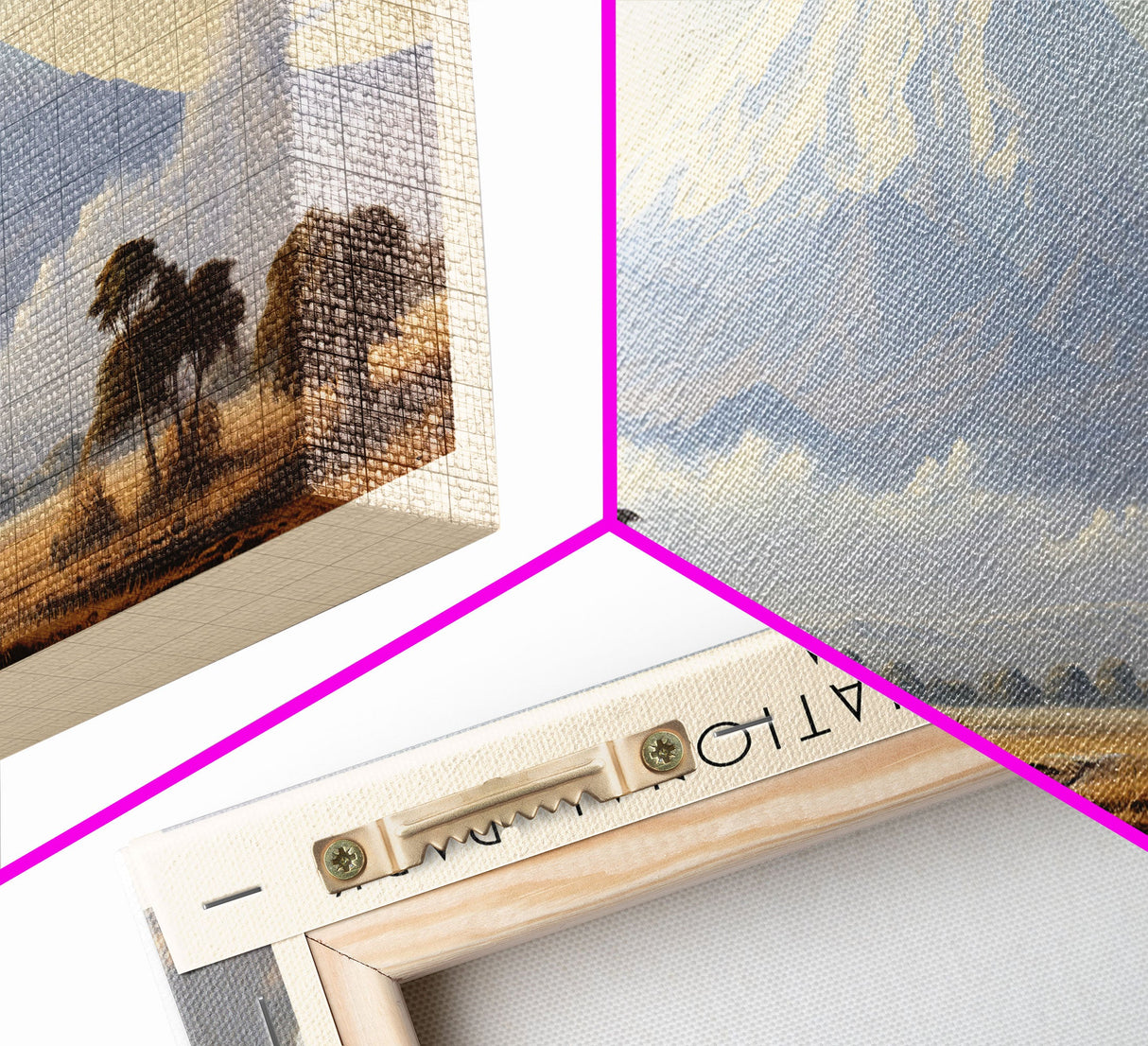 Kilimanjaro National Park Travel Print Wall Art, Travel Poster Print, Retro Style COUNTRY Home Decor, Wall Hanging, Travel Gift Idea, Unique Metal Art