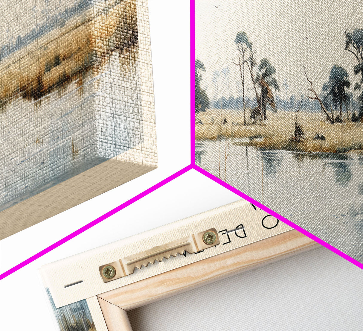 Okavango Delta Travel Poster Print, Framed Canvas Wall Art, Metal Wall Art, COUNTRY art, Gift For Him, Travel Wall Art, Travel Lover Gift