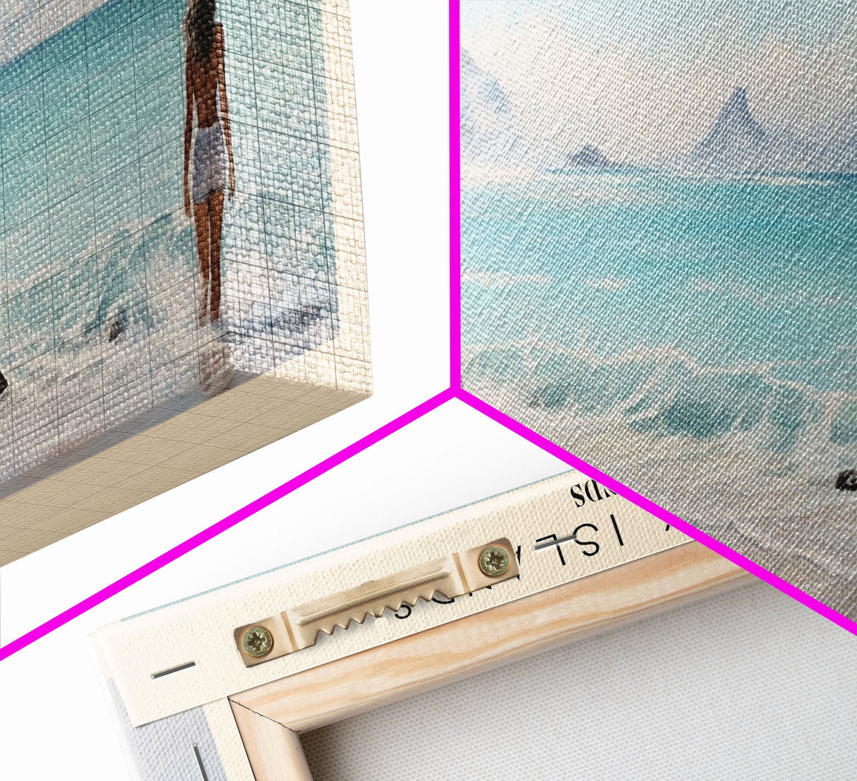 The Cook Islands Travel Print Wall Art, Travel Poster Print, Retro Style COUNTRY Home Decor, Wall Hanging, Travel Gift Idea, Unique Metal Art