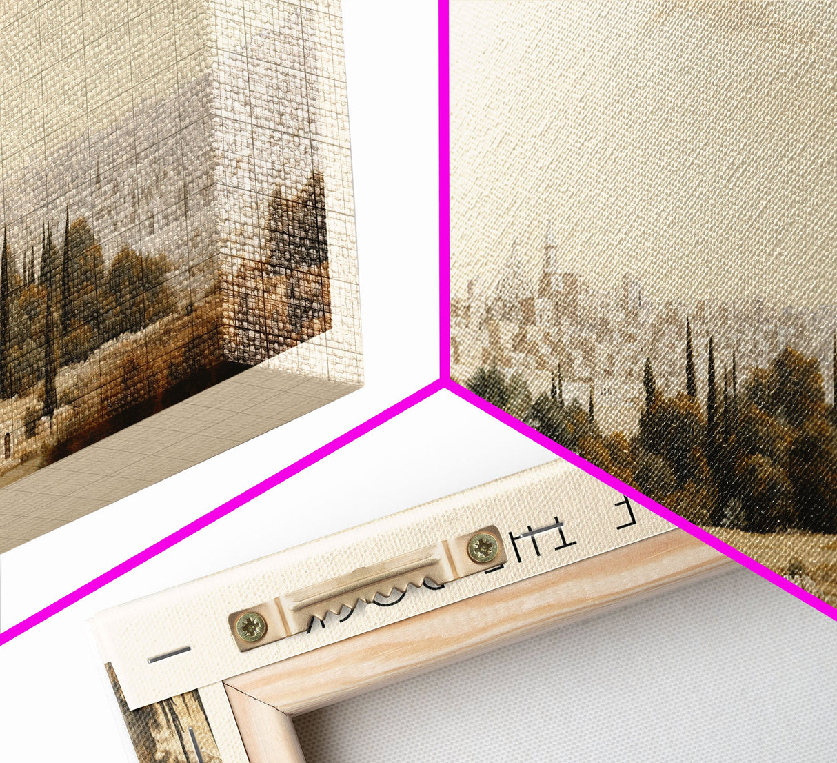 The Dome of the Rock COUNTRY | Framed Travel Poster Canvas Print | Trendy Wall Art | Watercolor Painting | Living Room Art | Unique Art