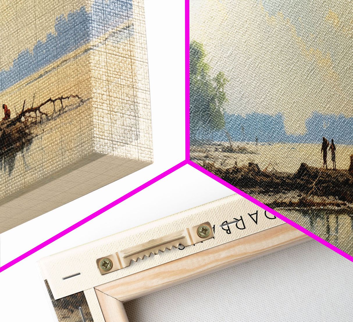 The Sundarbans Travel Poster Print, Framed Canvas Wall Art, Metal Wall Art, COUNTRY art, Gift For Him, Travel Wall Art, Travel Lover Gift