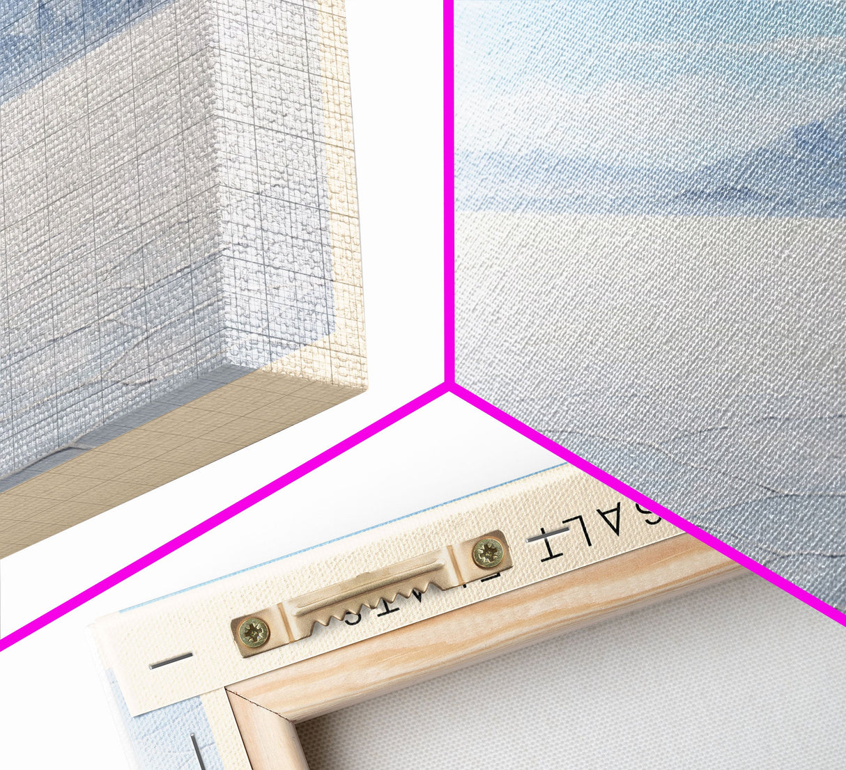 The Uyuni Salt Flats COUNTRY | Framed Travel Poster Canvas Print | Trendy Wall Art | Watercolor Painting | Living Room Art | Unique Art