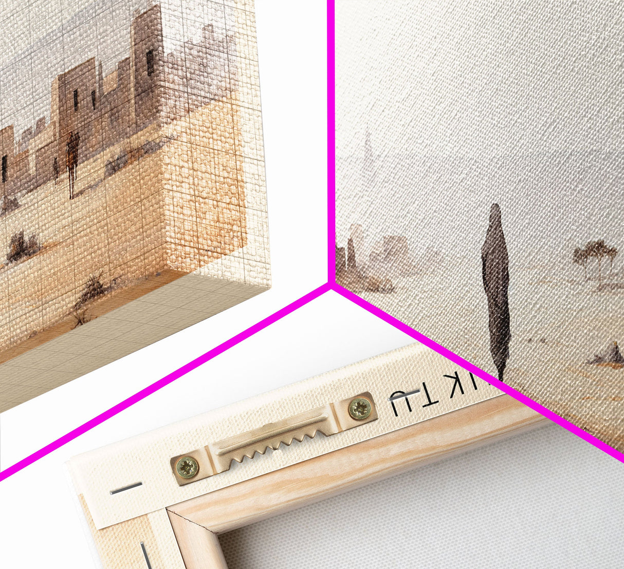 Timbuktu Framed Canvas Print Travel Poster | Wall Art | Home Decor | Gift For Travel Lover | Wall Hanging | Original Art