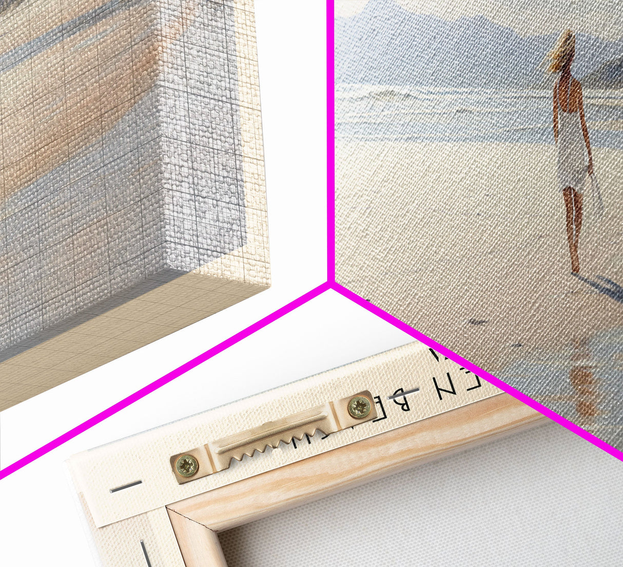 Whitehaven Beach Travel Poster Print, Framed Canvas Print, COUNTRY Travel Art, Wood Framed Art, Wall Hanging, Home Decor