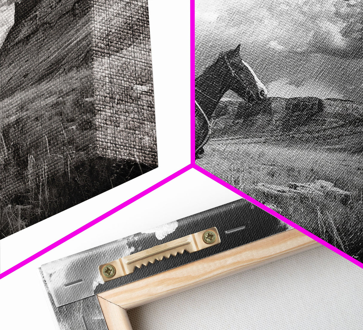 Arizona Cowboy Black and White Photography Print, Framed Canvas Print or Metal Art, Western Decor, Country Art, Living Room Art