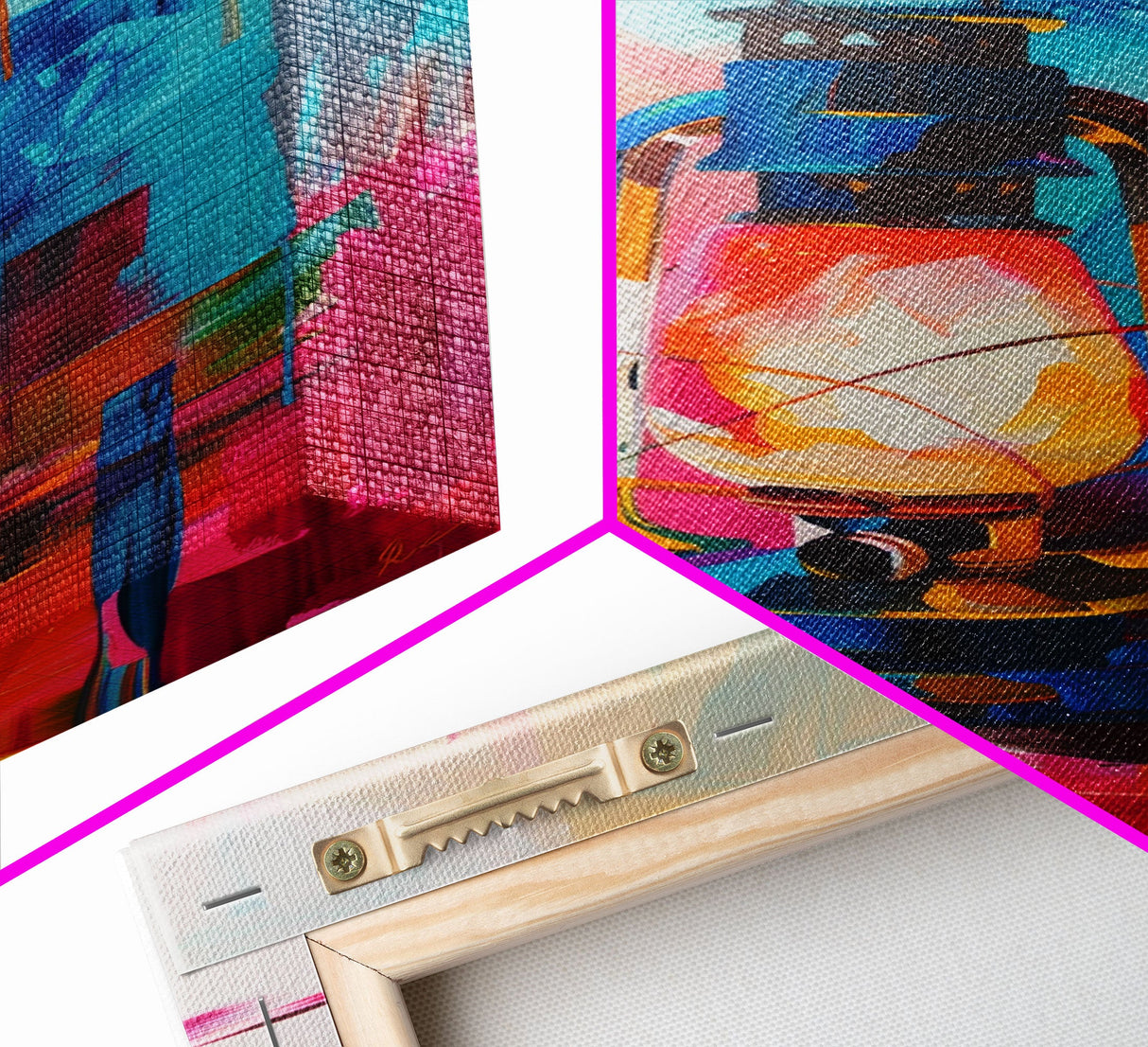 Brightly Painted Oil Lamp - Framed Canvas Print, Vibrant Western Art, Rustic Lamp Wall Art for Living Room Decor