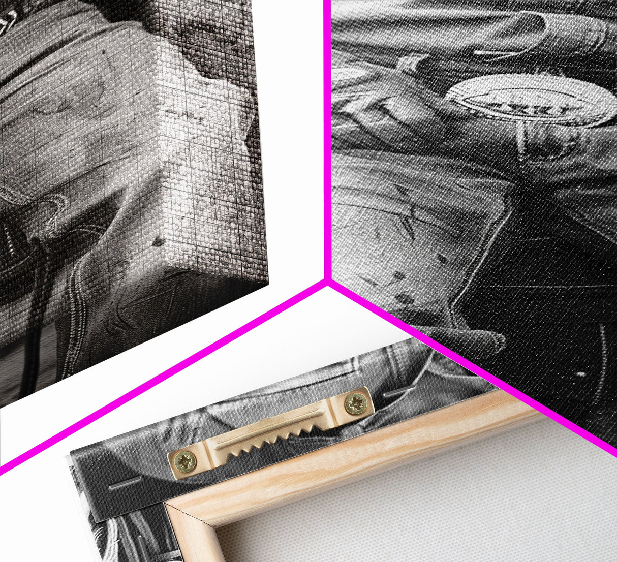 Close-Up of Cowboy's Belt and Saddle in Detailed Black and White Photography for Western Wall Art, Canvas Prints, Rustic Home Decor, Art