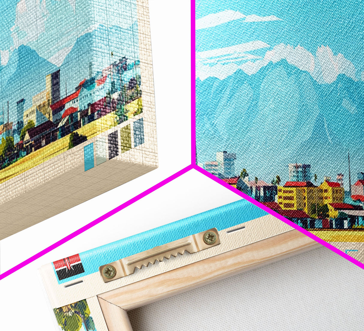 El-Obeid, Sudan Travel Poster Panoramic Canvas Print, El-Obeid, Sudan Painting, Sudan Art, El-Obeid Travel Art, Guest Room Painting