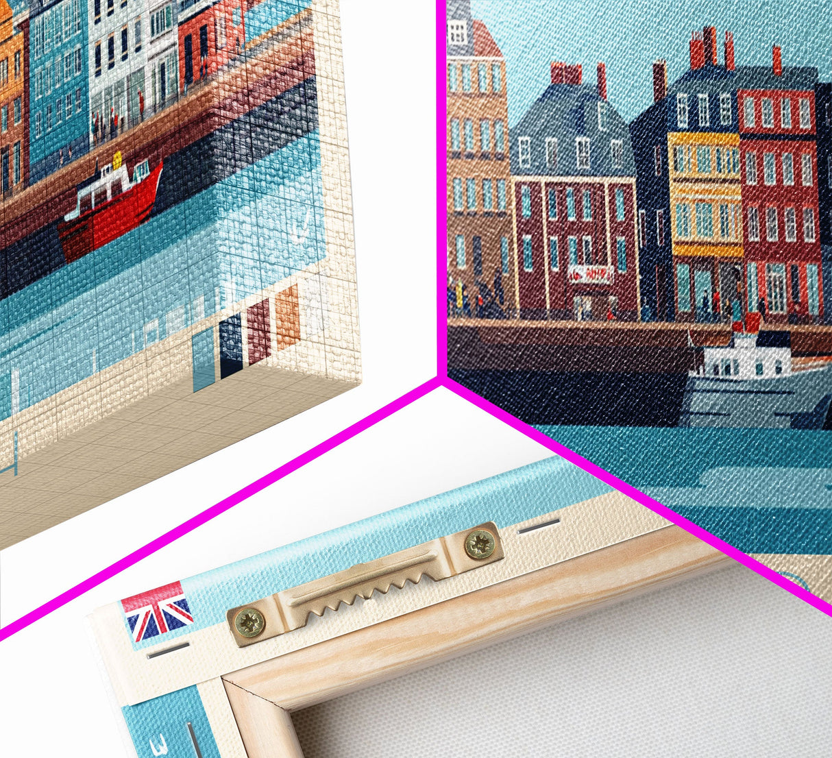 Port Sudan, Sudan Panoramic Travel Poster Canvas Print, Port Sudan, Sudan Painting, Sudan Art, Port Sudan Travel Art, Guest Room Painting