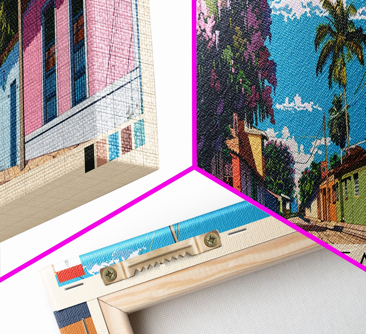 Capiata, Paraguay Panoramic Canvas Print, Capiata, Paraguay Painting, Paraguay Art, Capiata Travel Poster, Travel Art, Guest Room Painting