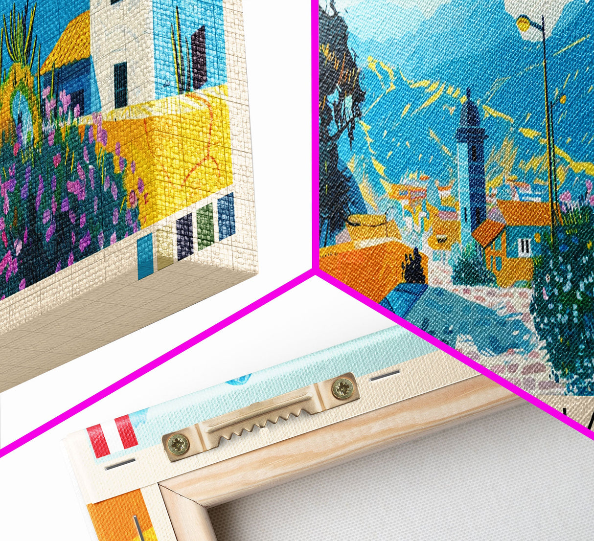 Chincha, Peru Panoramic Canvas Print, Chincha, Peru Painting, Peru Art, Chincha Travel Poster, Travel Art, Guest Room Painting