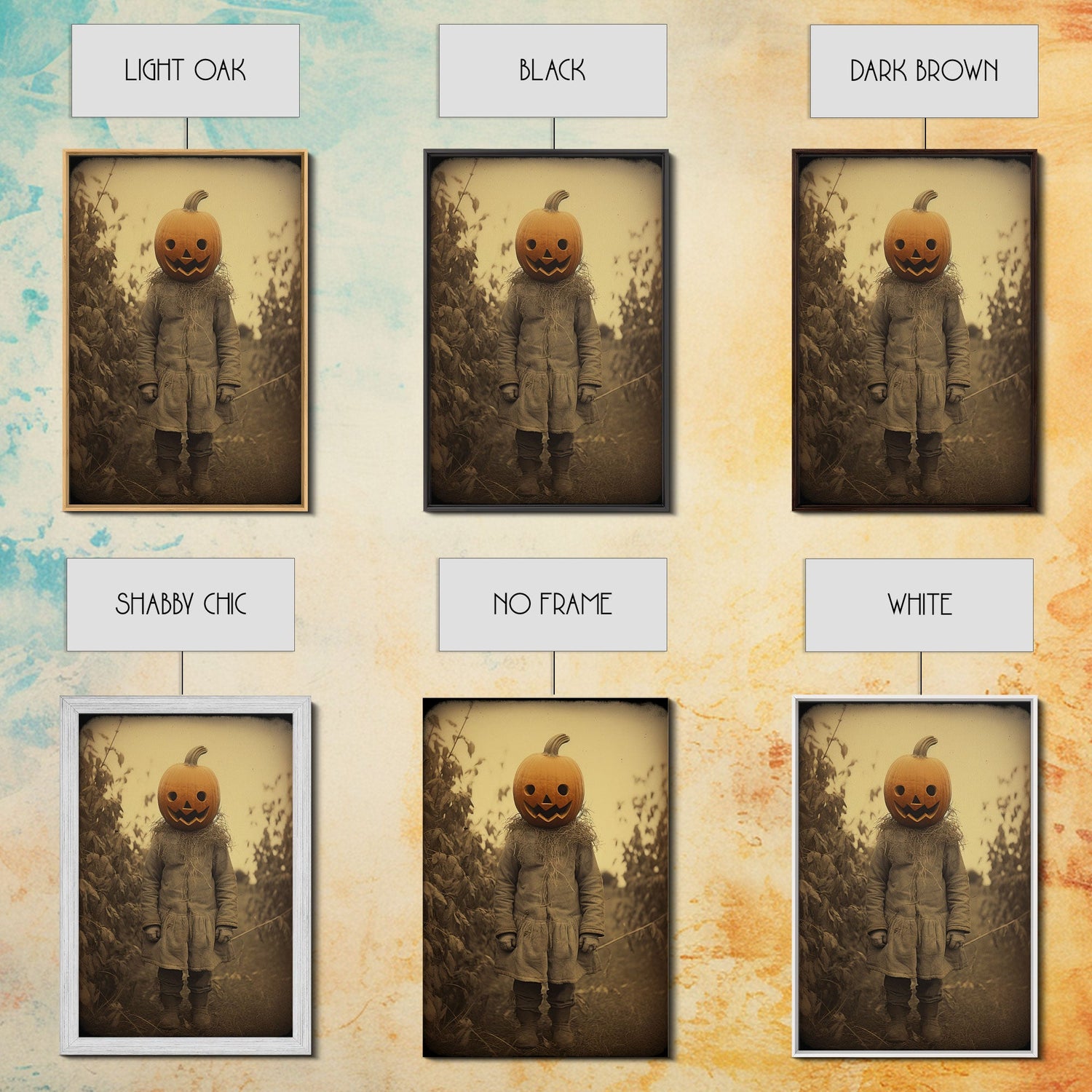 Halloween Wall Art, Spooky Art Print, Dark Art Print, Creepy Wall Art, Canvas Print, Wall Art, Vertical Print, Home Decor, Wall Decor