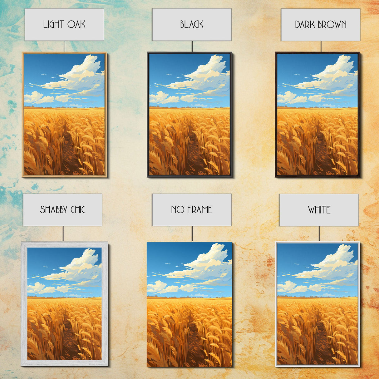 Farm Wall Print, Wheat Feld Wall Art. Countryside Art, Canvas Print, Wall Art, Vertical Art, Couple Gift, Ranch Wall Art, Bedroom Prints