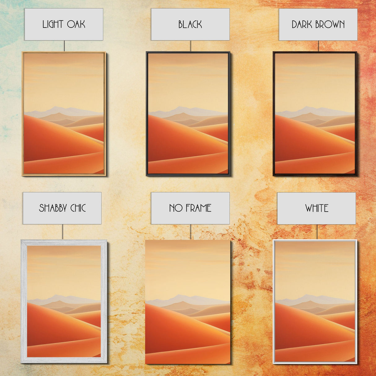 Desert Wall Art, Sand Dunes Print, Landscape Wall Art, Canvas Print, Wall Art, 3 Piece Wall Art, Family Home Decor, Living Room Prints