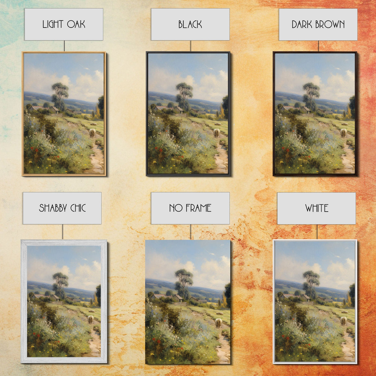 Sheep Wall Art, Countryside Print, Animal Wall Art, Canvas Print, Wall Art, 3 Piece Wall Art, Gifts For Grandma, Farmhouse Wall Decor