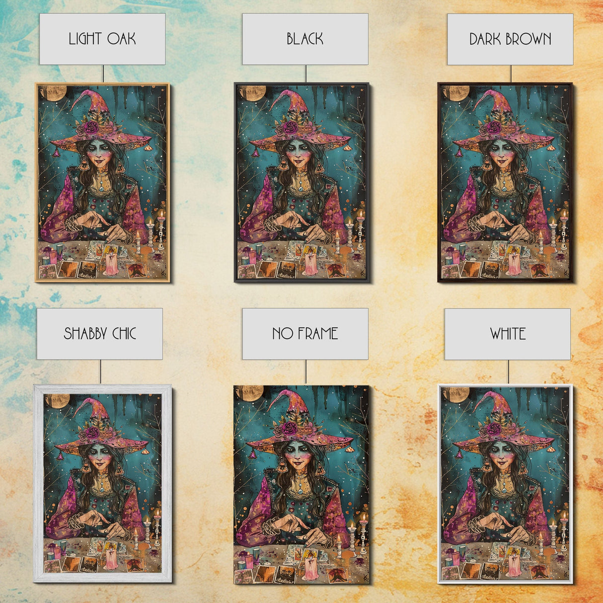 Halloween Haunted Doll, Framed Canvas Print, Wall Art, Spooky Decor, Halloween Decoration, Living Room Art, Unique Gift