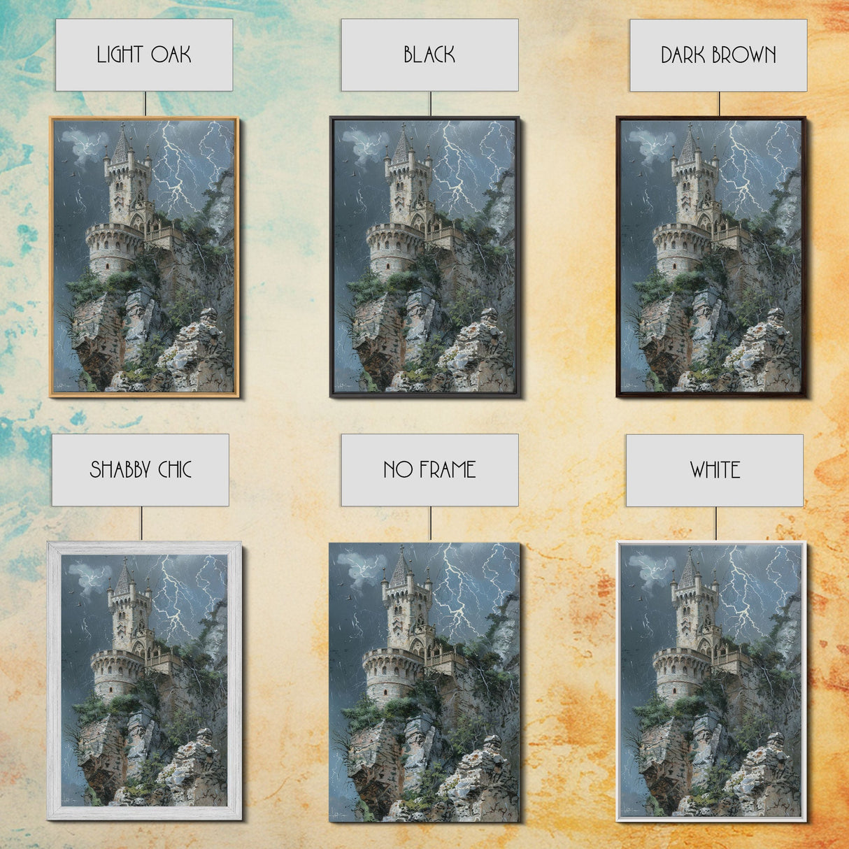 Ghostly Forest Path, Halloween Art, Spooky Wall Decor, Framed Canvas Print, Creepy Art, Halloween Wall Decor, Seasonal Wall Art