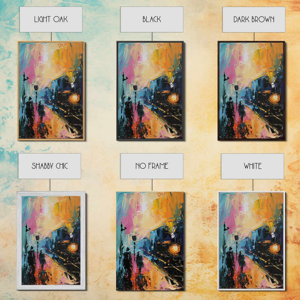 Haunted Carnival Ride at Night Framed Canvas Print, Halloween Wall Art, Spooky Home Decor, Ghostly, Haunted Amusement Park, Halloween Art