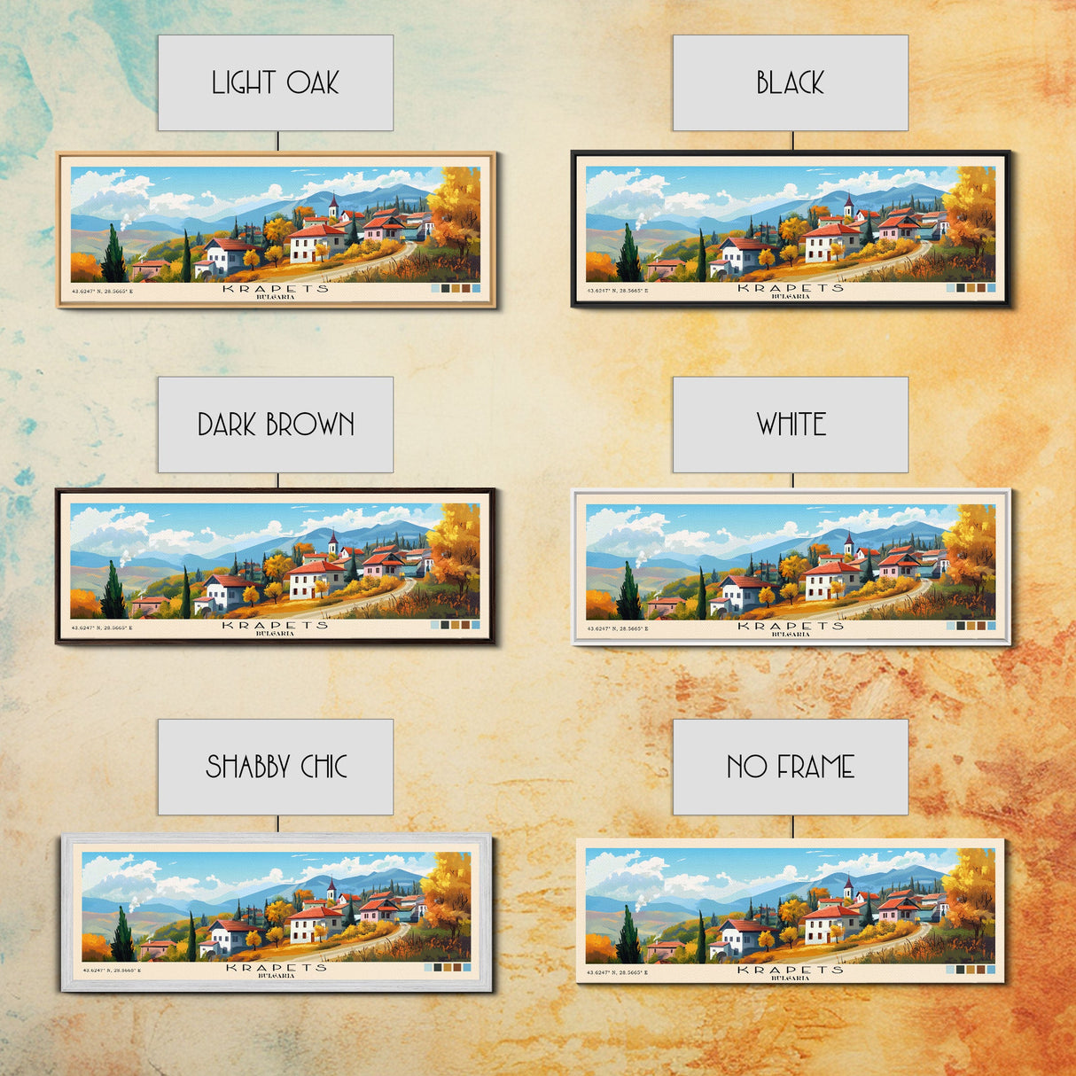 Krapets, Bulgaria Panoramic Print, Vacation Gift, Bulgaria Wall Art, Vacation Wall Art, Vacatation Memories, Beach Decor, Beach Or Lakehouse Art