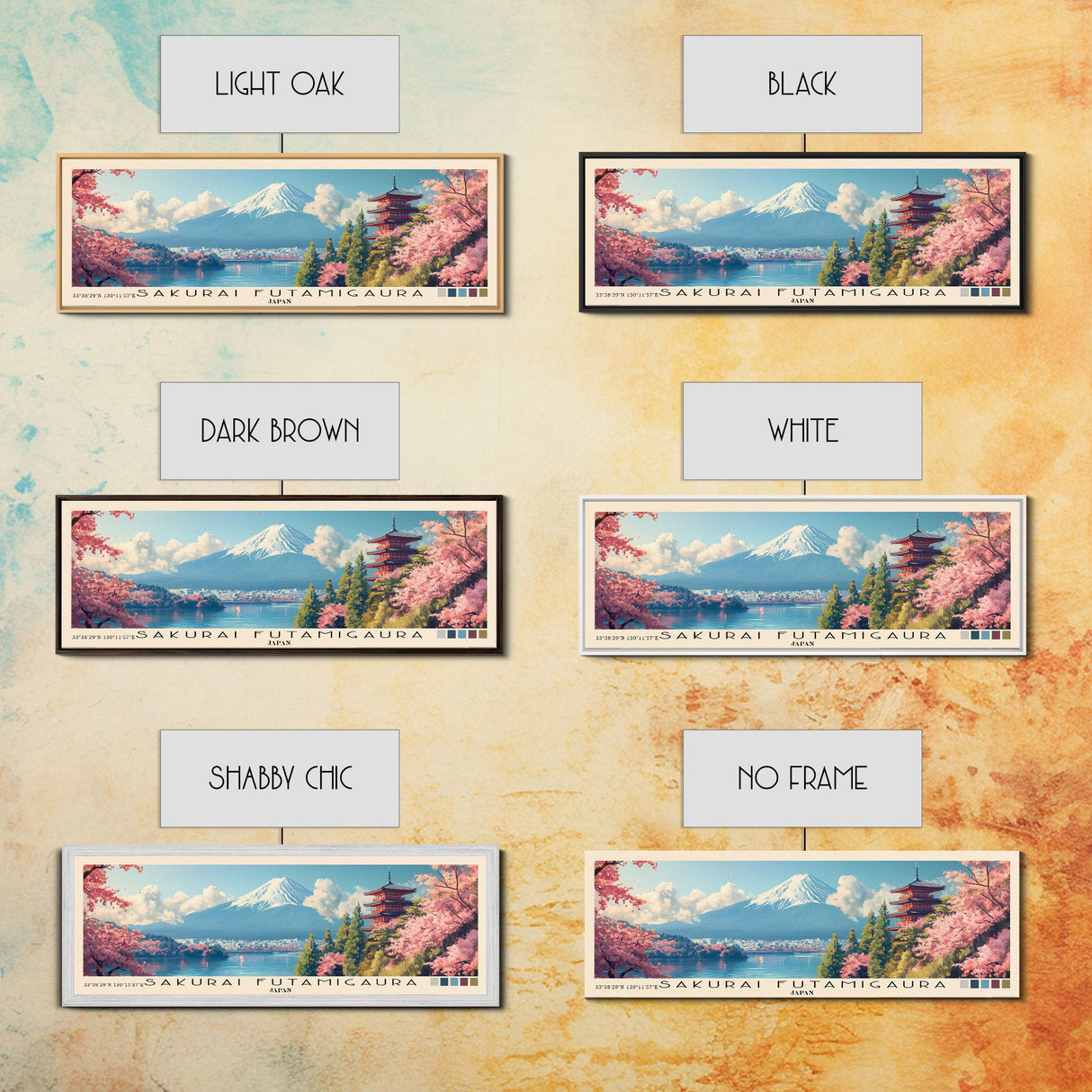 Sakurai Futamigaura, Japan Panoramic Print, Vacation Gift, Japan Wall Art, Vacation Wall Art, Vacatation Memories, Beach Decor, Beach Or Lakehouse Art