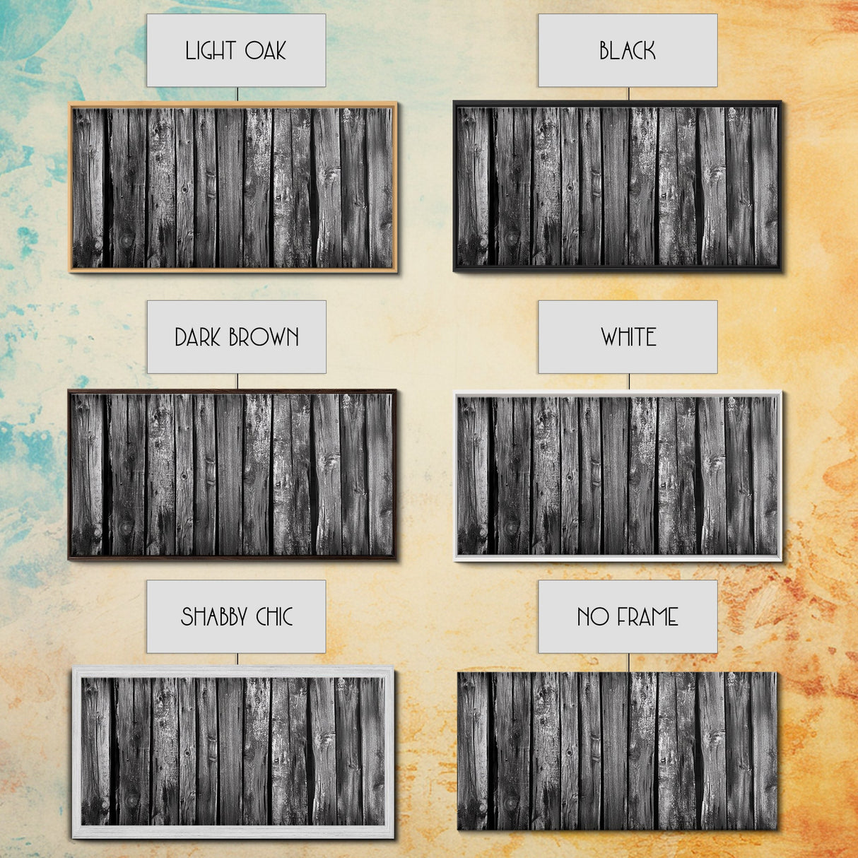 Rustic Wood, Weathered Planks, Barn Texture, Framed Canvas Print, Farmhouse Wall Art, Minimalist Rustic Decor, Kitchen Wall Art, Neutral Tones
