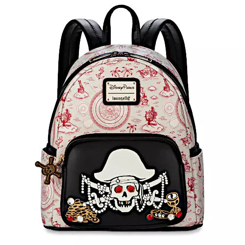 Loungefly Disney Parks Pirates Of The Caribbean Glow Mini Backpack