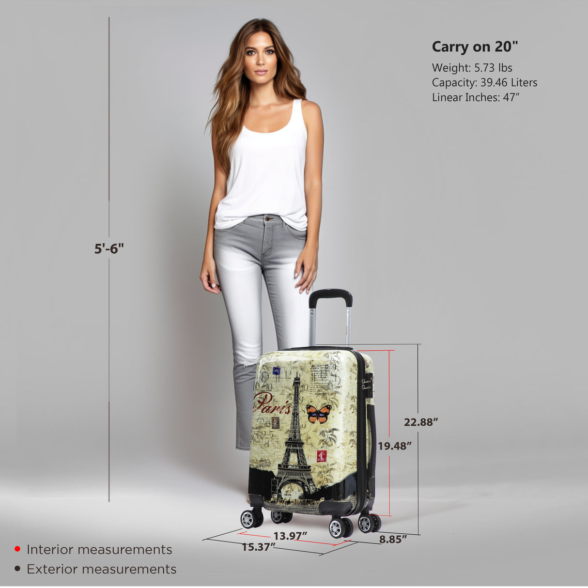 Prints Carry On 20"