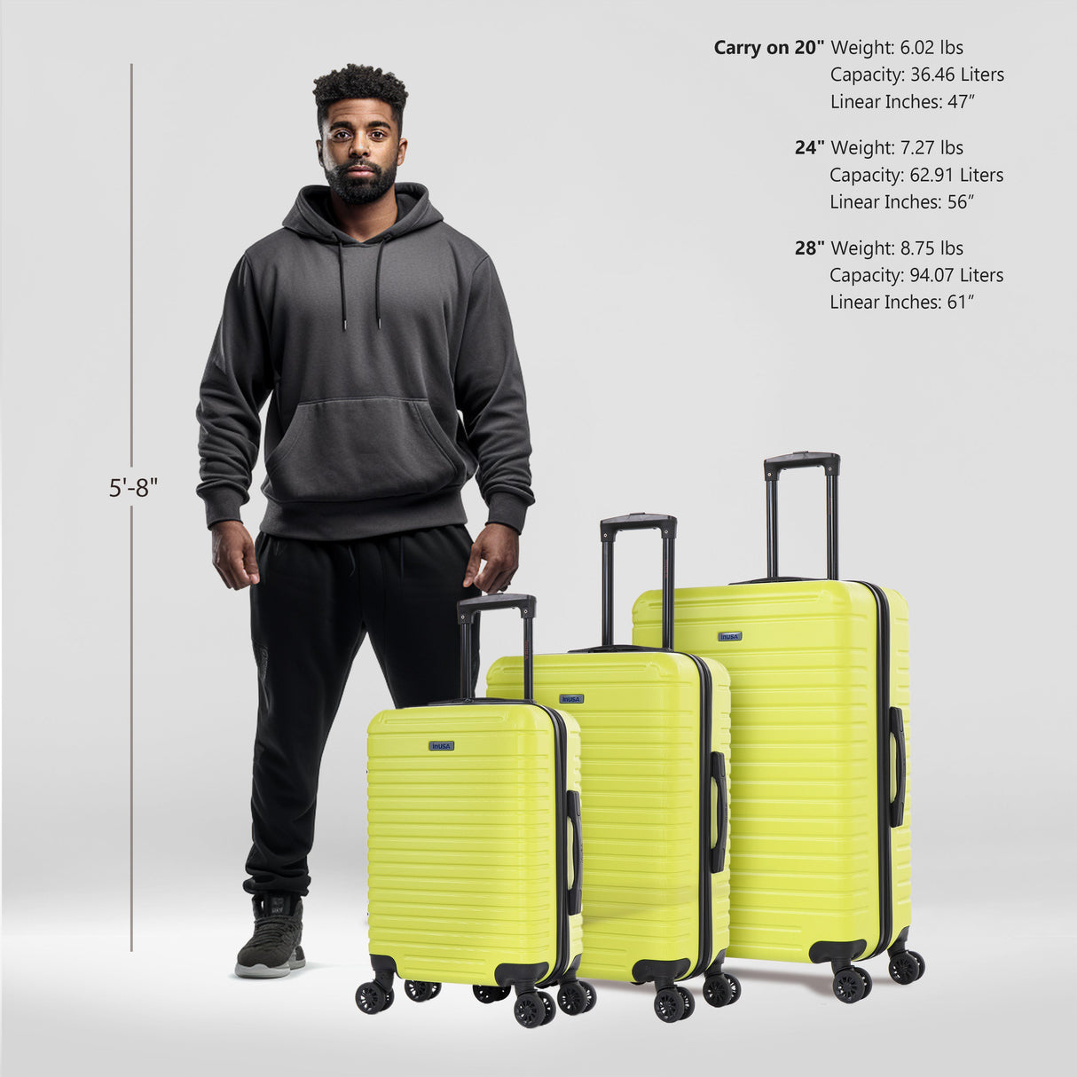 Deep 3 Piece Set 20"/24"/28"