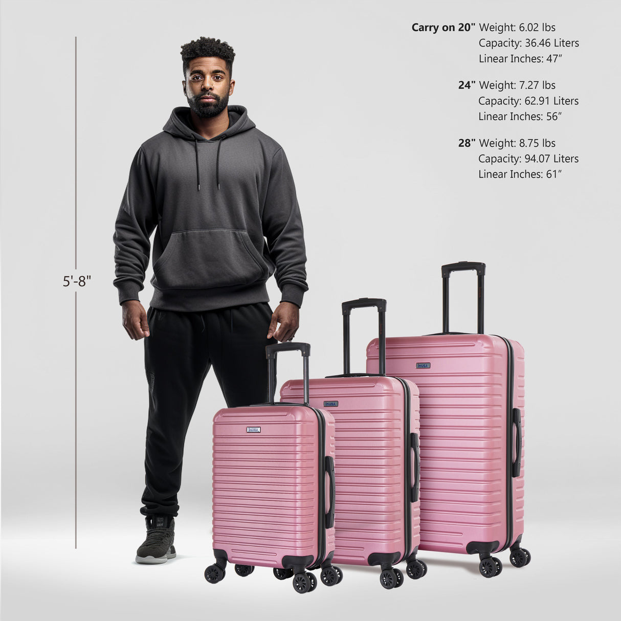 Deep 3 Piece Set 20"/24"/28"