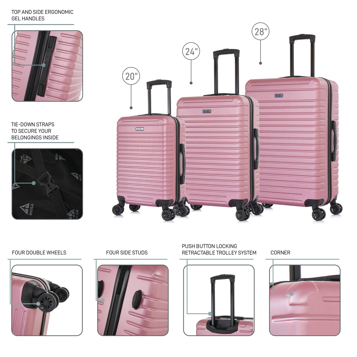 Deep 3 Piece Set 20"/24"/28"