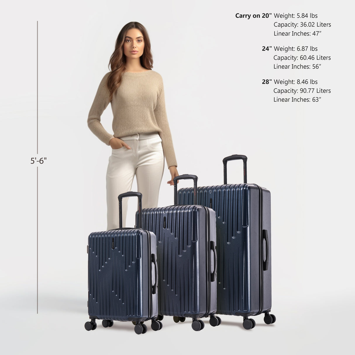 Drip 3 Piece Set 20"/24"/28"