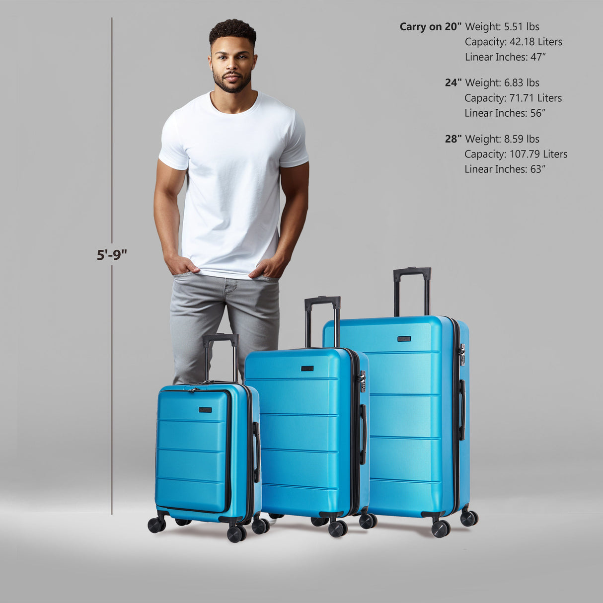 Elysian 3 Piece Set 20''/24''/28''