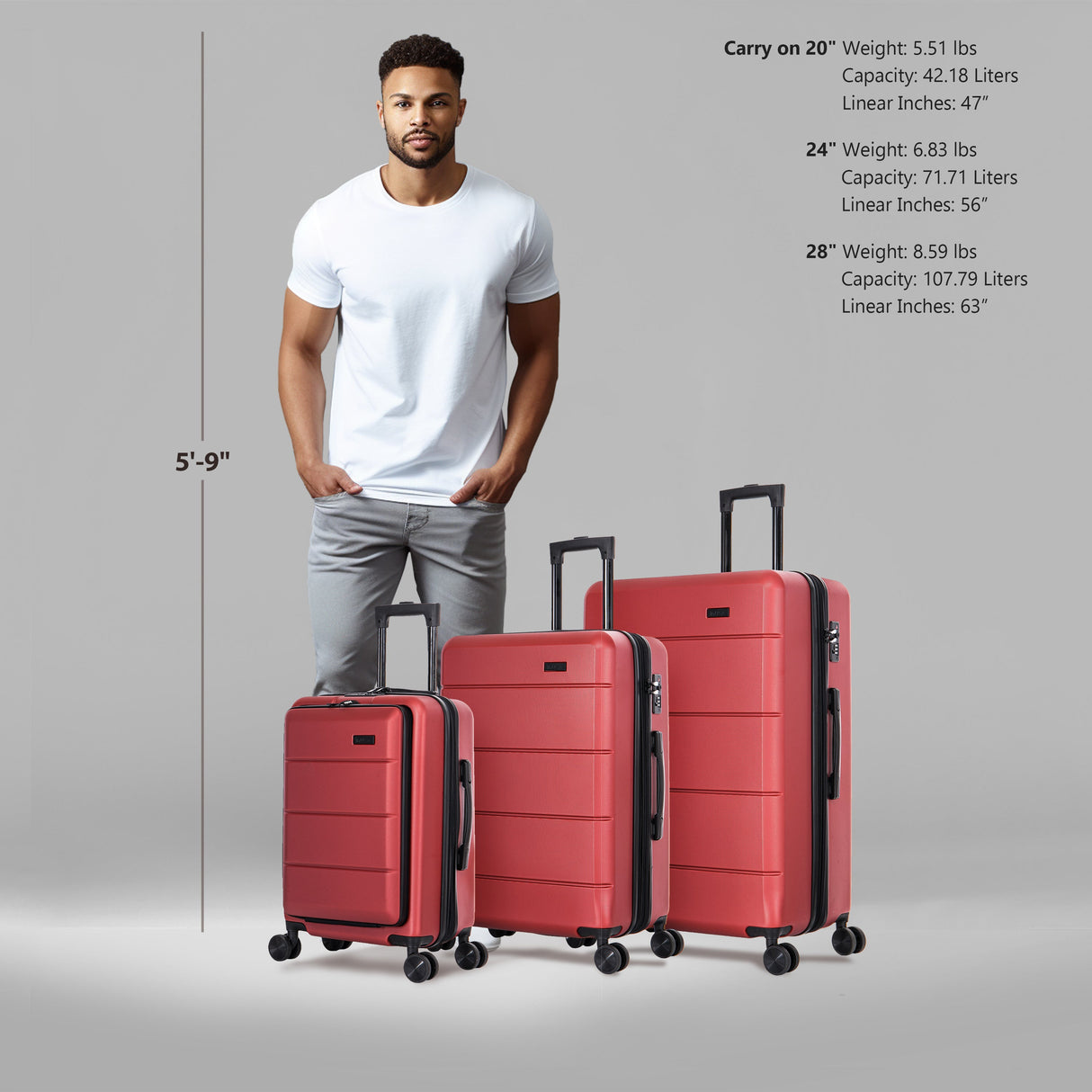 Elysian 3 Piece Set 20''/24''/28''