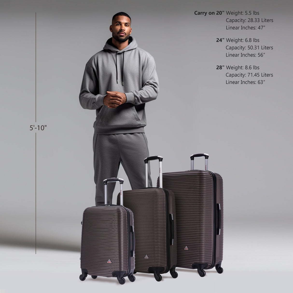 Royal 3 Piece Set 20''/24''/28''