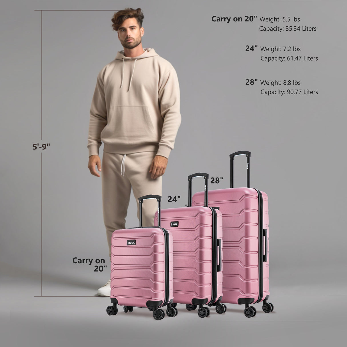 Trend 3 Piece Set 20''/24''/28''