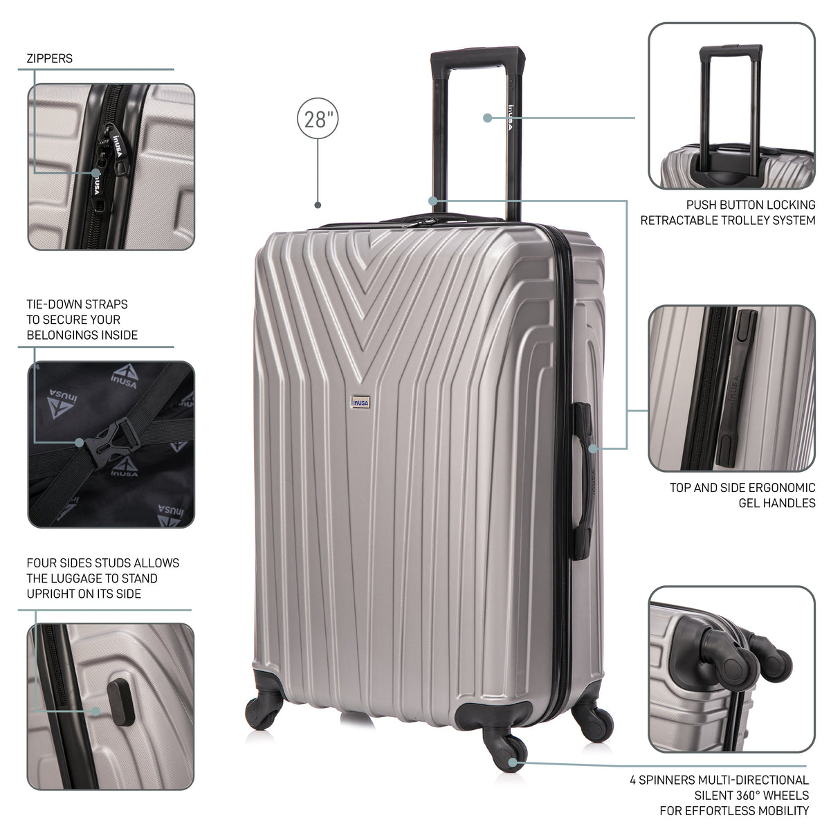 Vasty 3 Piece Set 20''/24''/28''