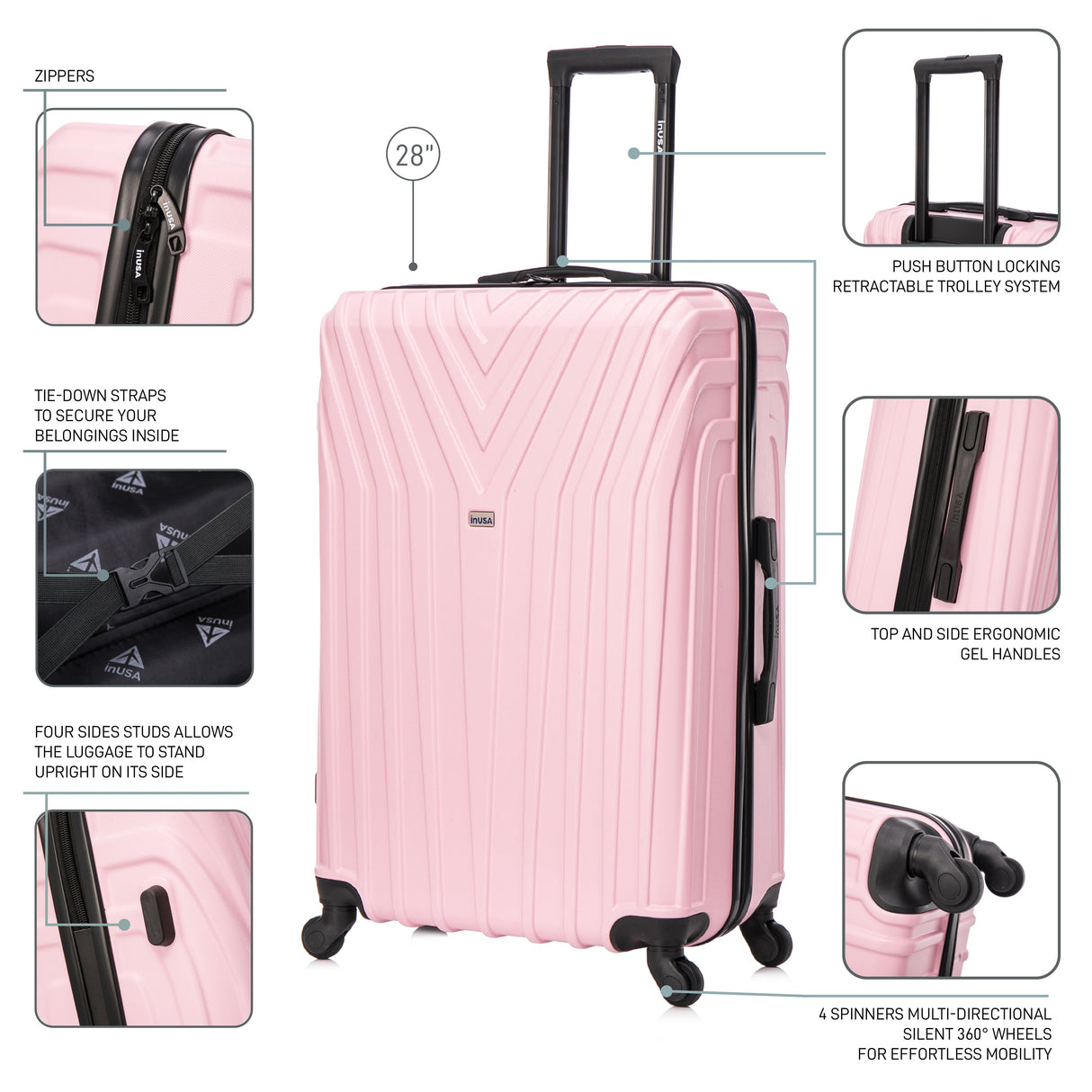 Vasty 3 Piece Set 20''/24''/28''