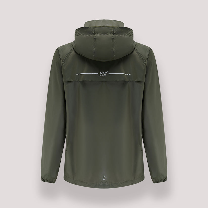 Khaki Mac-In-A -Sac Origin II Rain Coat