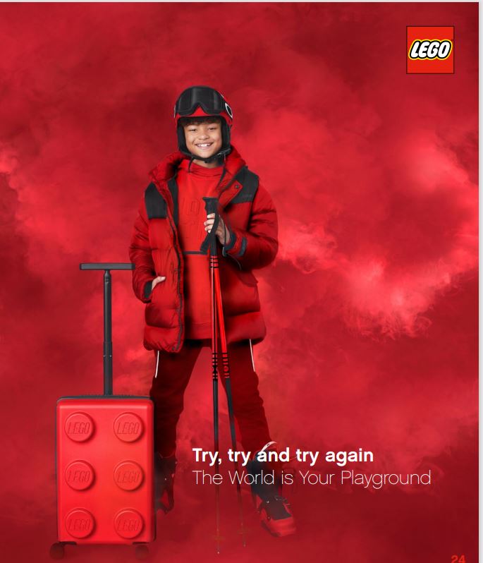 Equipaje de mano LEGO® Signature Rojo Ladrillo de 22"