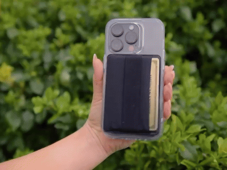 Magnetic Wallet with Phone Grip
