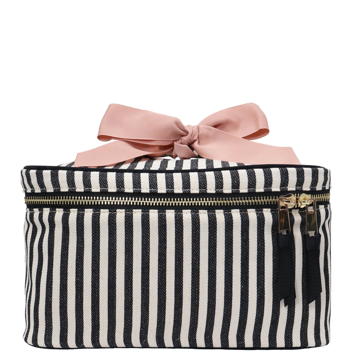 Medium Box Makeup & Toiletry with Insert Organizer – Striped