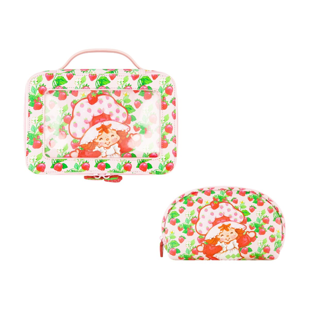 Strawberry Shortcake 2-Piece Travel Cosmetic Case Set