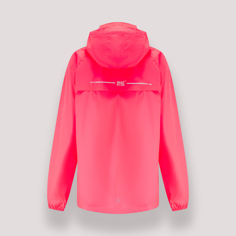 Neon Watermelon Mac-In-A -Sac Origin II Rain Coat