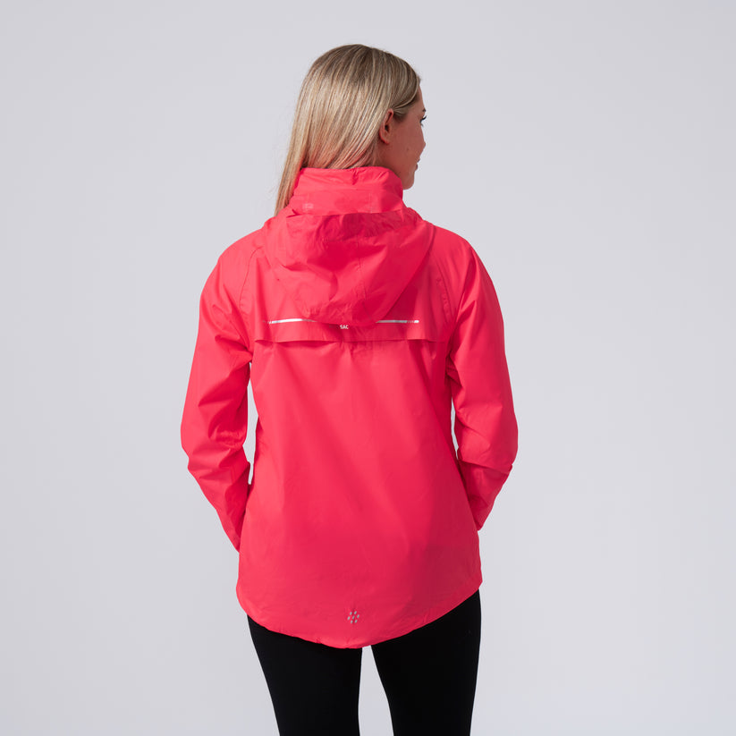 Neon Watermelon Mac-In-A -Sac Origin II Rain Coat