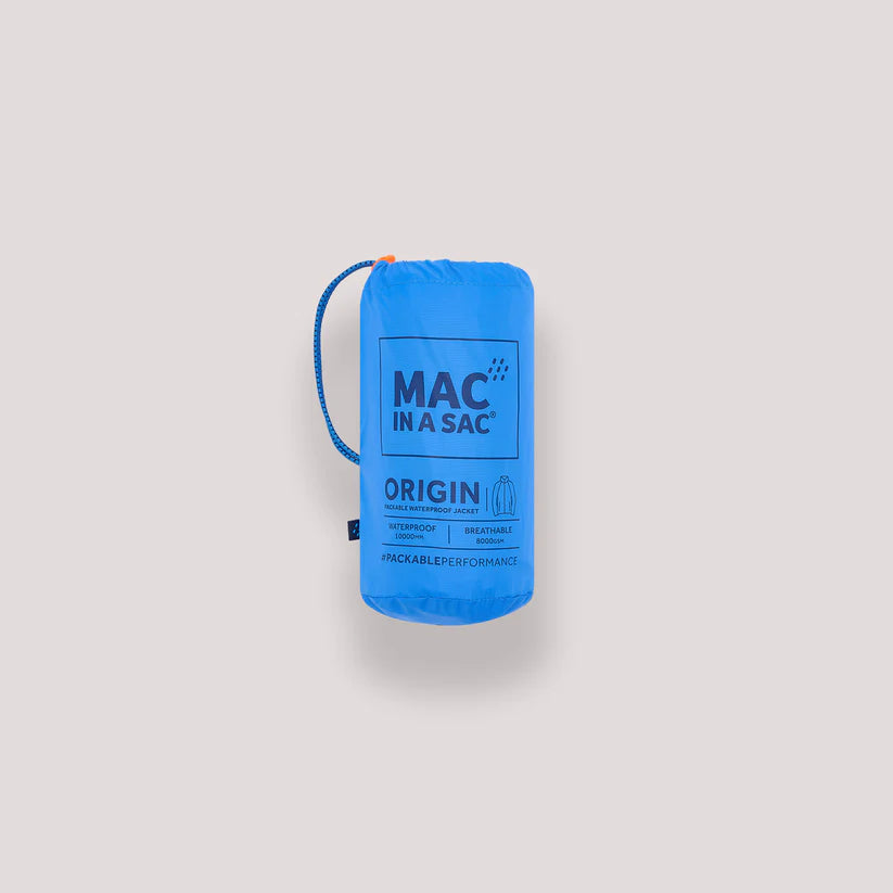 Ocean Blue Mac-In-A -Sac Origin II Rain Coat