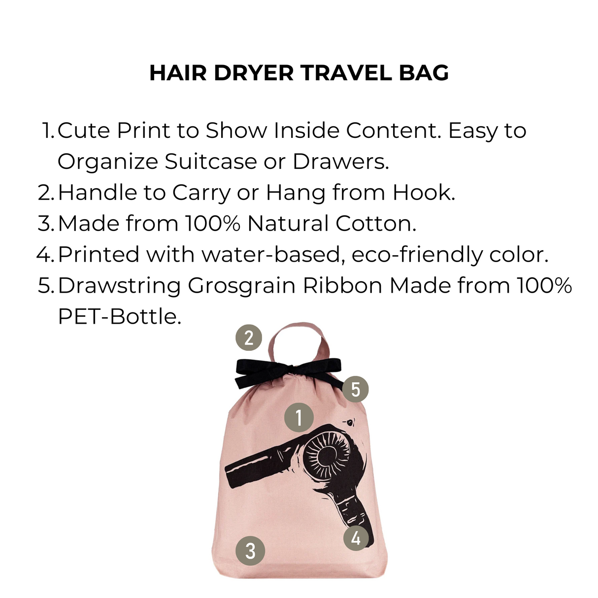 Women's Travel Set 4-pack, Pink/Blush