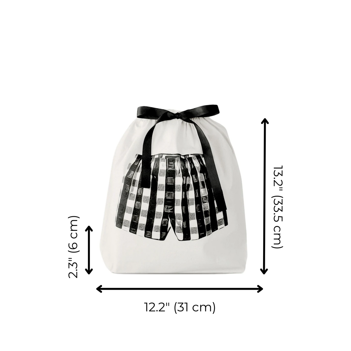 Boxer Shorts Bag – Cream